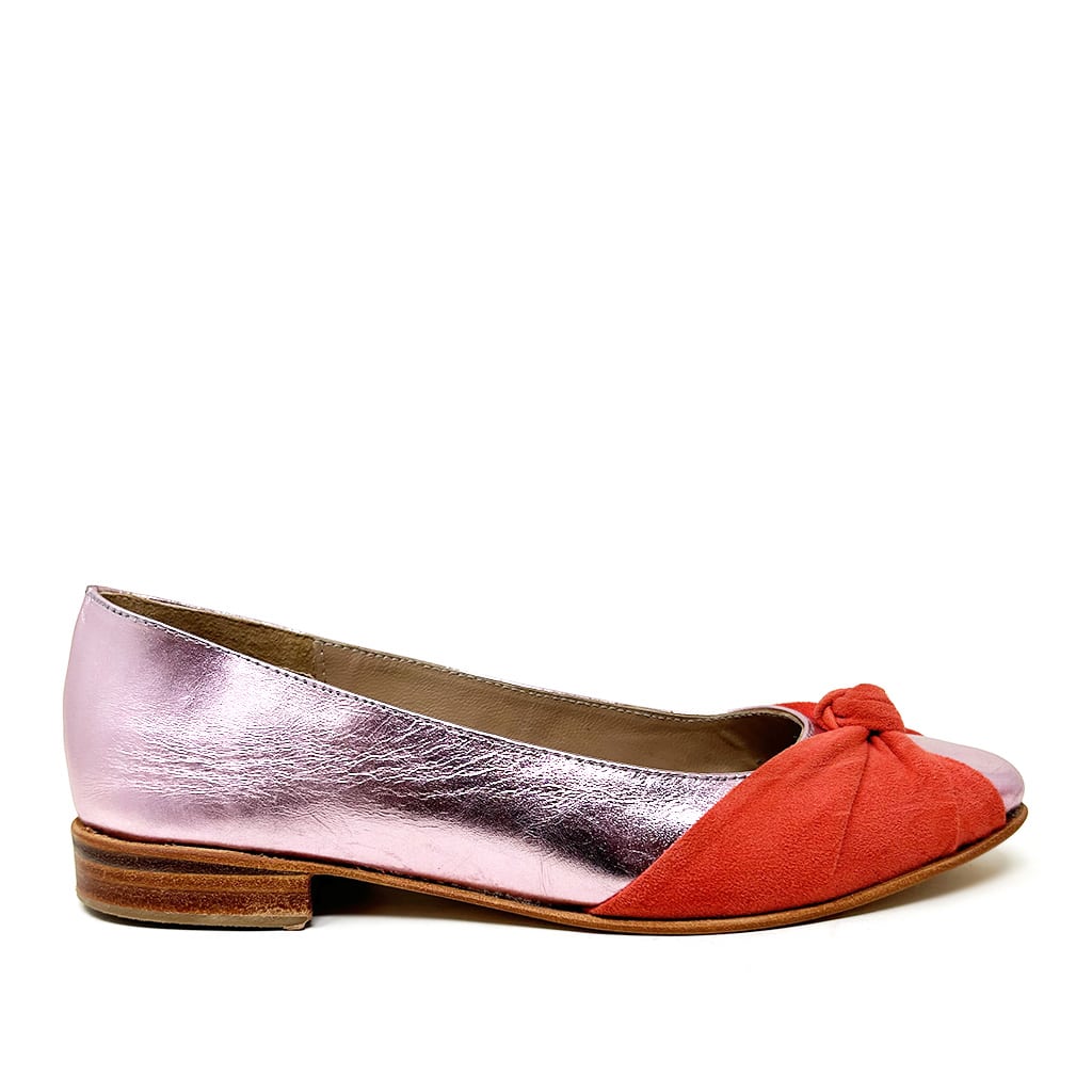 Ballerina-Cuero-Mono-Metalizado-Le-Loup-Celine-Rosa-Coral-1.jpg Celine Rosa & Coral - Imagen 1