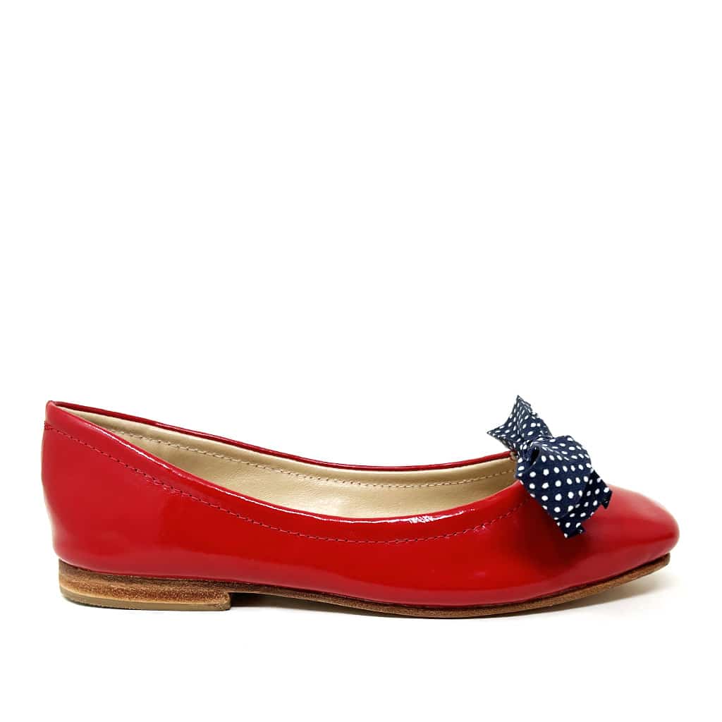 Ballerina-Cuero-Charol-Le-Loup-Donna-Mono-Rojo-1.jpg Donna Moño Rojo & Azul - Imagen 1