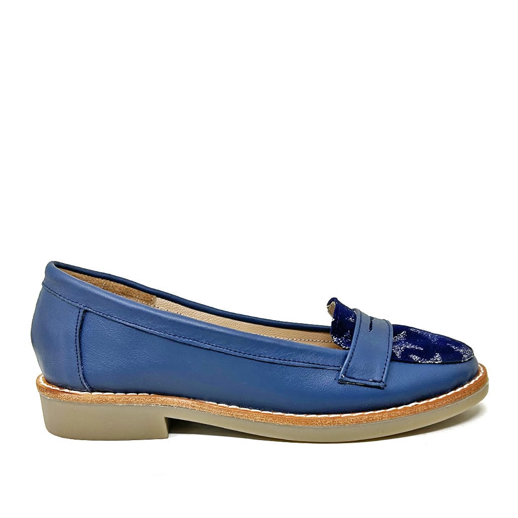 Mocasin-Cuero-Le-Loup-Luisa-Estrellas-Azul-1.jpg Luisa Estrellas Azul - Imagen 1